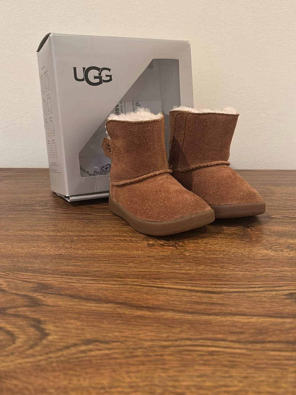 UGG Toddlers Chestnut Suede Shearling Boot